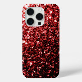 Dunkelrote Imitate Glitzer Glitzern Case-Mate iPhone Hülle