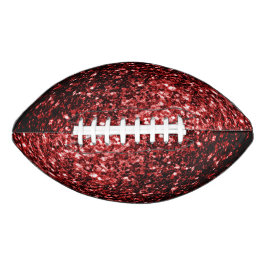 Dunkelrote Imitate Glitzer Glitzern Football