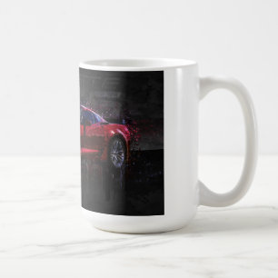 Dunkelrote Korvette Z06 Tasse