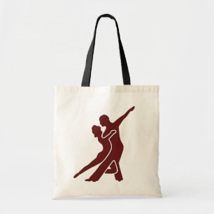 Dunkelrote Logo-Tasche Tragetasche