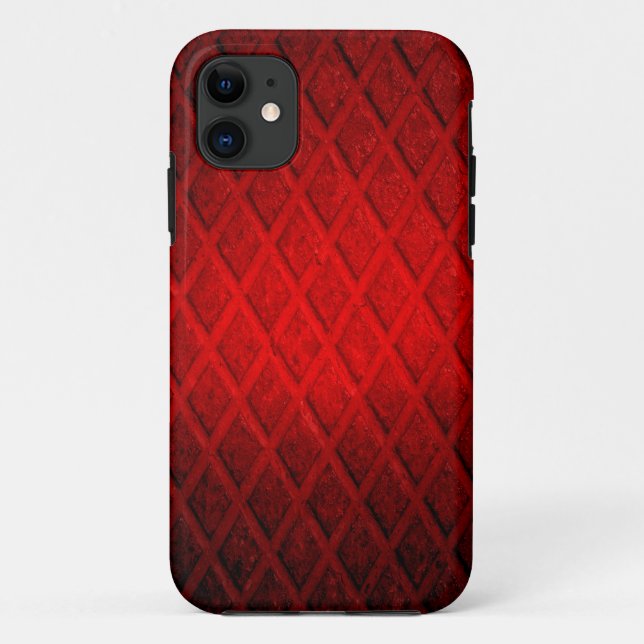 Dunkelrote rostige Metallplatte Case-Mate iPhone Hülle (Rückseite)