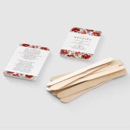 Dunkelroter Garten-Blume Fächer