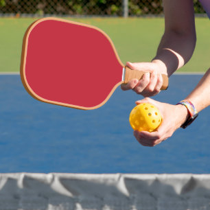 Dunkelroter Hintergrund Pickleball Schläger