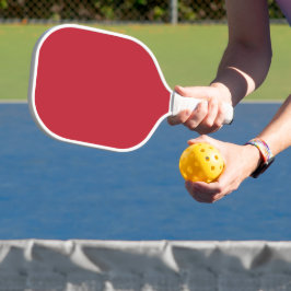 Dunkelroter Hintergrund Pickleball Schläger