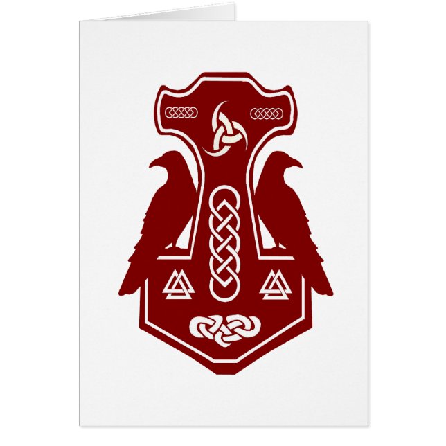 Dunkelroter Thorenhammer mit Ravens (Vorne)