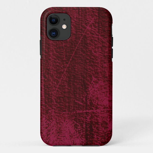 Dunkelrotes Grunge Hintergrund Grafik Design Case-Mate iPhone Hülle (Rückseite)