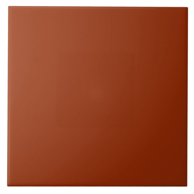 Dunkelrotorange Fliese (Vorderseite)