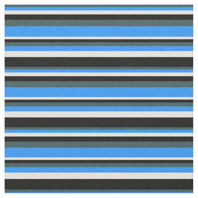 Dunkelschiefer grau, blau, hellgelb und schwarz stoff (Nahaufnahme)