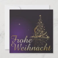 Dunkelviolettes Weihnachtsmotiv mit Weihnachtsbaum