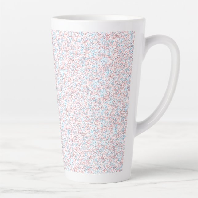 Dunkelweißer Hintergrund mit feinem, feinem, l Milchtasse (Rechts)