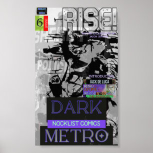 DUNKER METRO RISE! POSTER