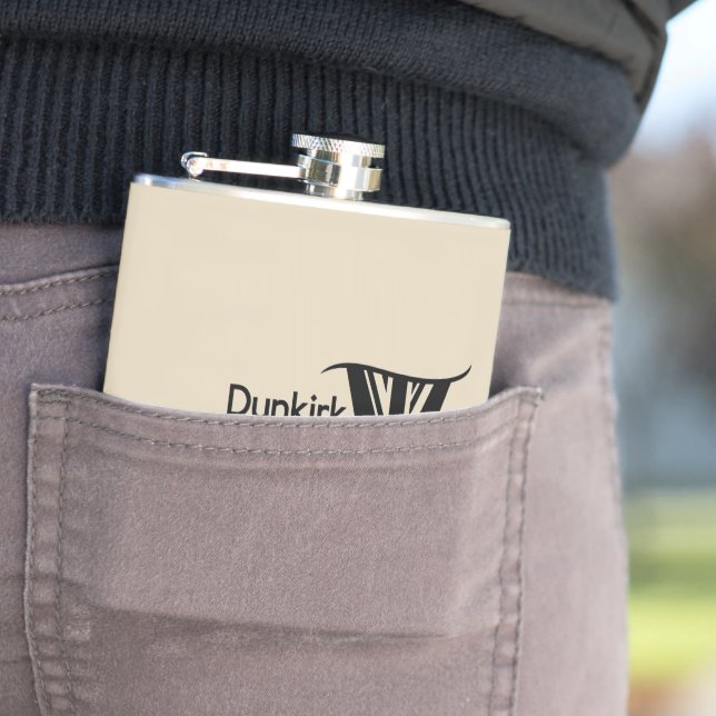 Dunkerque-Geist-Flasche Flachmann (Beispiel)