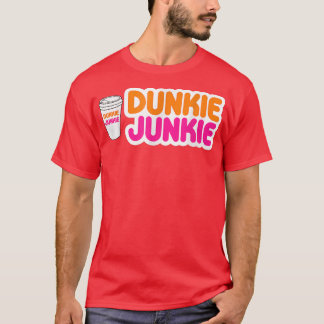 Dunkie Junkie Coffee Love Funny Coffee Saying 2022 T-Shirt