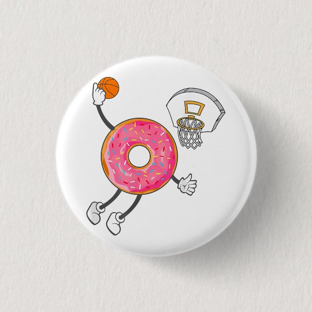 Dunking Donut Hole Food Champ Button (Vorderseite)