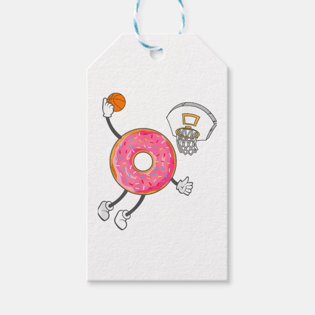 Dunking Donut Hole Food Champ Geschenkanhänger (Vorderseite)