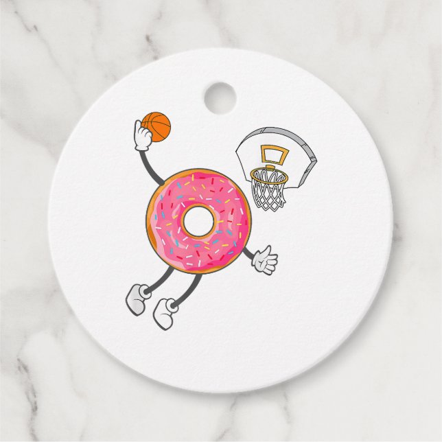 Dunking Donut Hole Food Champ Geschenkanhänger (Vorderseite)