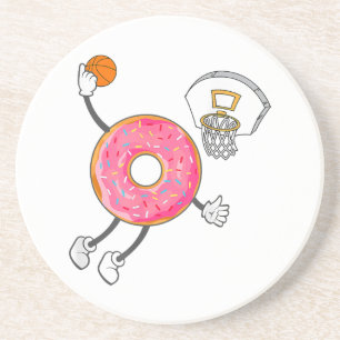Dunking Donut Hole Food Champ Getränkeuntersetzer