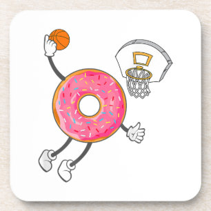 Dunking Donut Hole Food Champ Getränkeuntersetzer