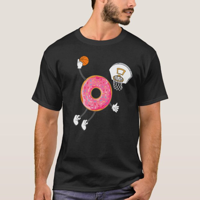 Dunking Donut Hole Food Champ T-Shirt (Vorderseite)