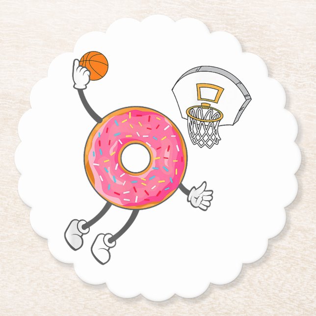 Dunking Donut Hole Food Champ Untersetzer (Vorderseite)