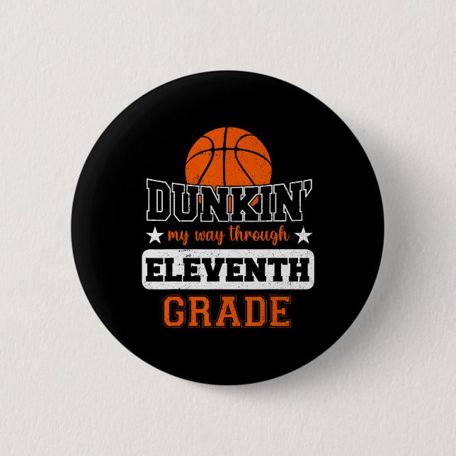 Dunking Mein Weg durch die 11. Klasse Bysketbyll B Button (Vorderseite)