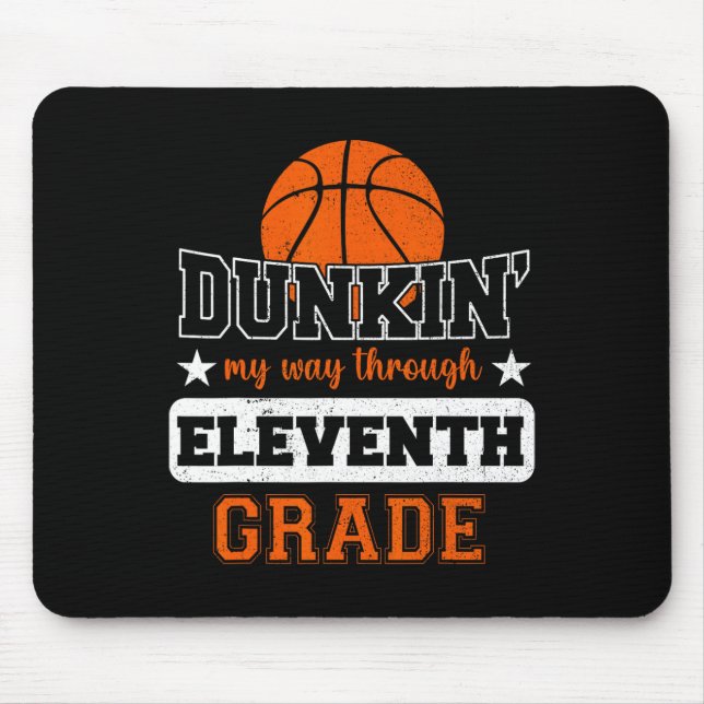 Dunking Mein Weg durch die 11. Klasse Bysketbyll B Mousepad (Vorne)