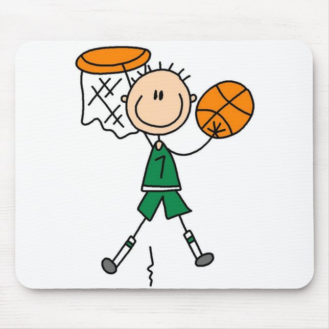 Dunking The Basketball-Mausepad Mousepad (Vorne)