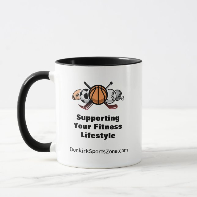 Dunkirk Sports Zone Corporate HeartHeroes Tasse (Links)