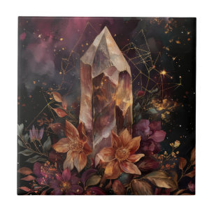 Dunkle Akademie Amethyst Himmelsdesign Fliese