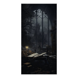 Dunkle Akademie Ästhetische Gotische Akademie Poster