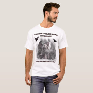 Dunkle Akademie Engel Gothic Leseszitat Poster T-Shirt