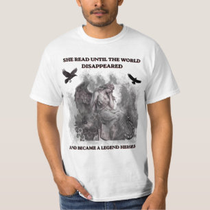Dunkle Akademie Engel Gothic Leseszitat Poster T-Shirt