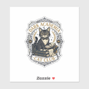 Dunkle Akademie-Katze Vater-Geschenkidee - Dunkle  Aufkleber