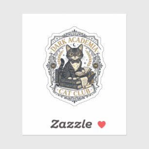 Dunkle Akademie-Katze Vater-Geschenkidee - Dunkle Aufkleber