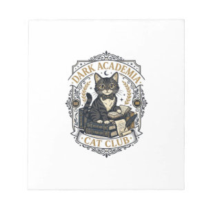 Dunkle Akademie-Katze Vater-Geschenkidee - Dunkle  Notizblock
