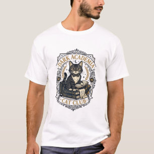 Dunkle Akademie-Katze Vater Geschenkidee - Dunkle T-Shirt