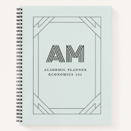 Dunkle Akademie-Minimalistischer benutzerdefiniert Notizbuch