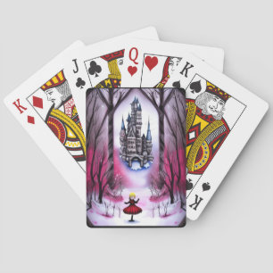 Dunkle Alice im Wunderland Spielkarten
