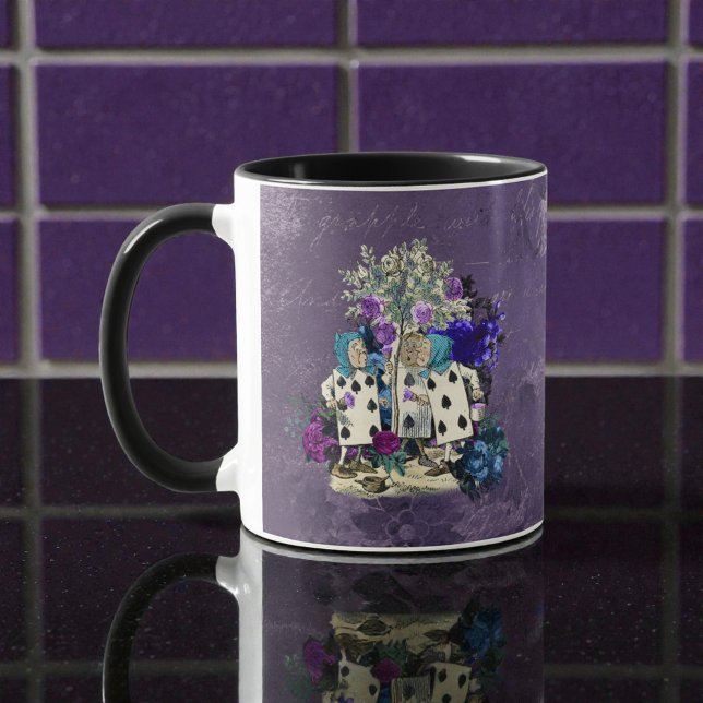Dunkle Alice Rustikal Tiefes Violett Tasse (Von Creator hochgeladen)