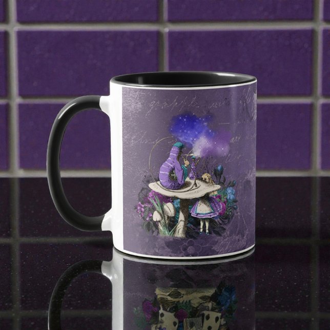Dunkle Alice Rustikal Tiefes Violett Tasse (Von Creator hochgeladen)