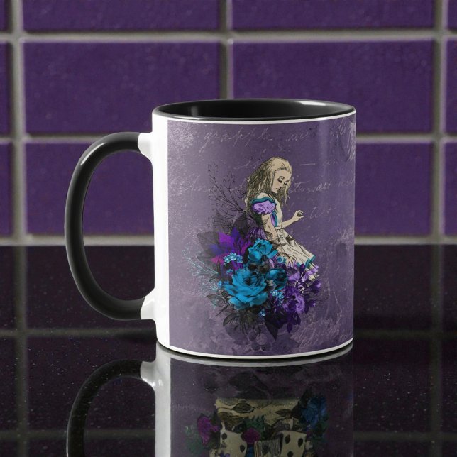 Dunkle Alice Rustikal Tiefes Violett Tasse (Von Creator hochgeladen)