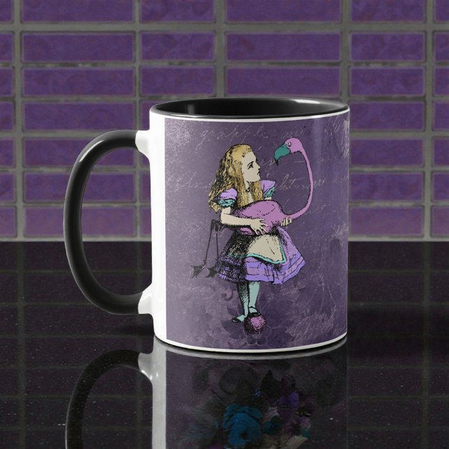 Dunkle Alice Rustikal Tiefes Violett Tasse (Von Creator hochgeladen)