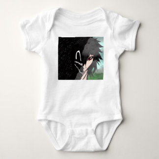 Dunkle Anime-Fantasy-Krähe und Dämonenkunst Baby Strampler