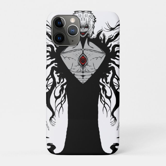 Dunkle Anime-Fantasy-Krähe und Dämonenkunst Case-Mate iPhone Hülle (Rückseite)