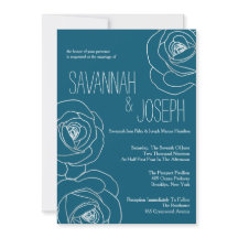 Dunkle Aquamarine Moderne Hochzeiten