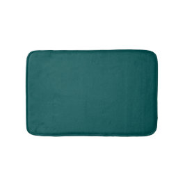 Dunkle Aquamarine Solid-Farbe Badematte