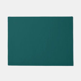 Dunkle Aquamarine Solid-Farbe Fußmatte