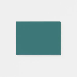 Dunkle Aquamarine Solid-Farbe Post-it Klebezettel