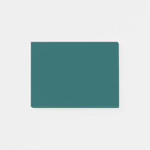 Dunkle Aquamarine Solid-Farbe Post-it Klebezettel