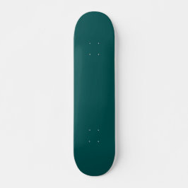 Dunkle Aquamarine Solid-Farbe Skateboard